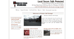 Desktop Screenshot of mywindsorselfstorage.com